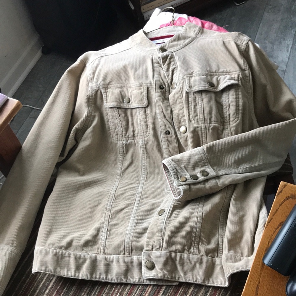 Tommy Hilfiger tan corduroy jacket